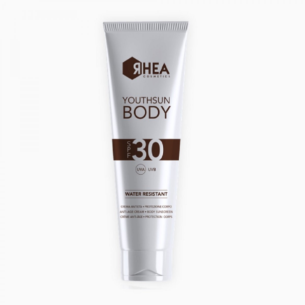 Rhea cosmetics Youth Sun Body SPF30 - Сонцезахисний anti-age крем для тіла Rhea cosmetics Youth Sun Body SPF30 - Сонцезахисний anti-age крем для тіла